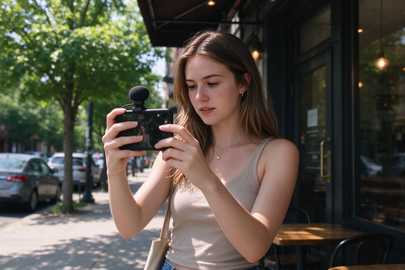Recording video with a phone and external mic, the source clip you remove background noise from video free with